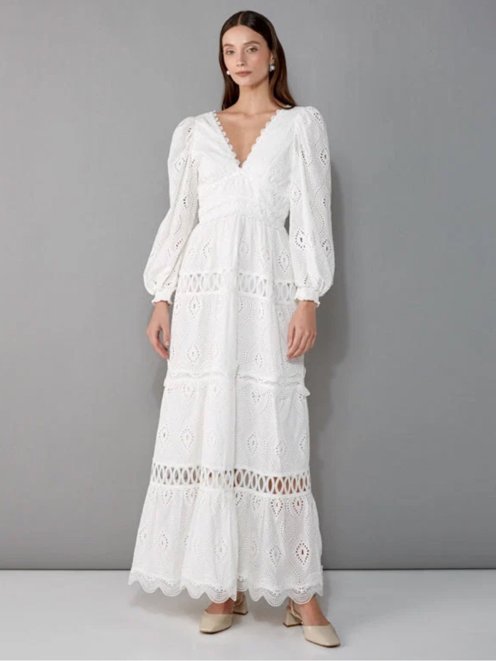 WAIMARI Amaranta Lace Maxi Dress NWT